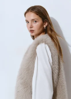 Chaleco efecto pelo*Brownie Outlet