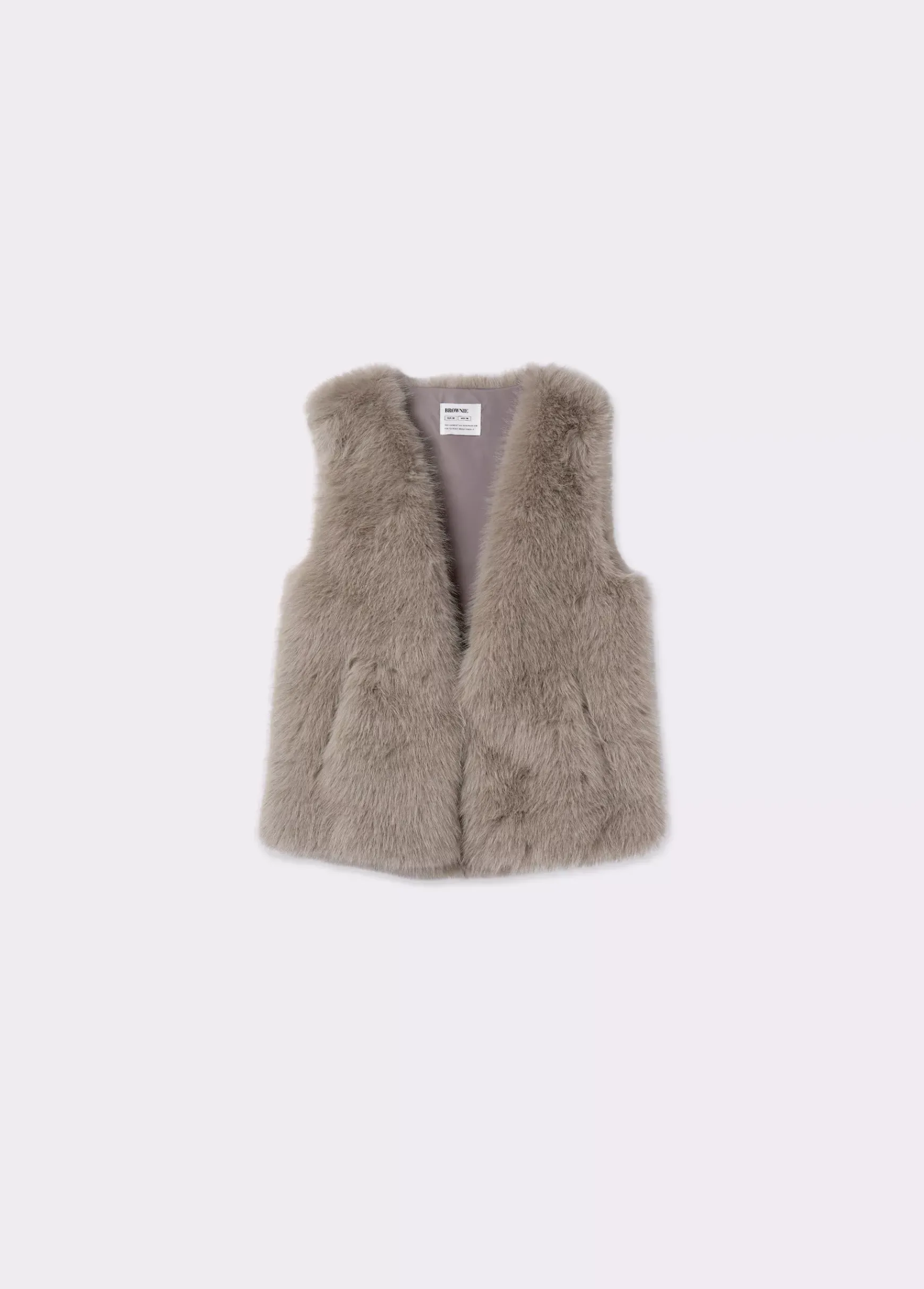 Chaleco efecto pelo*Brownie Outlet