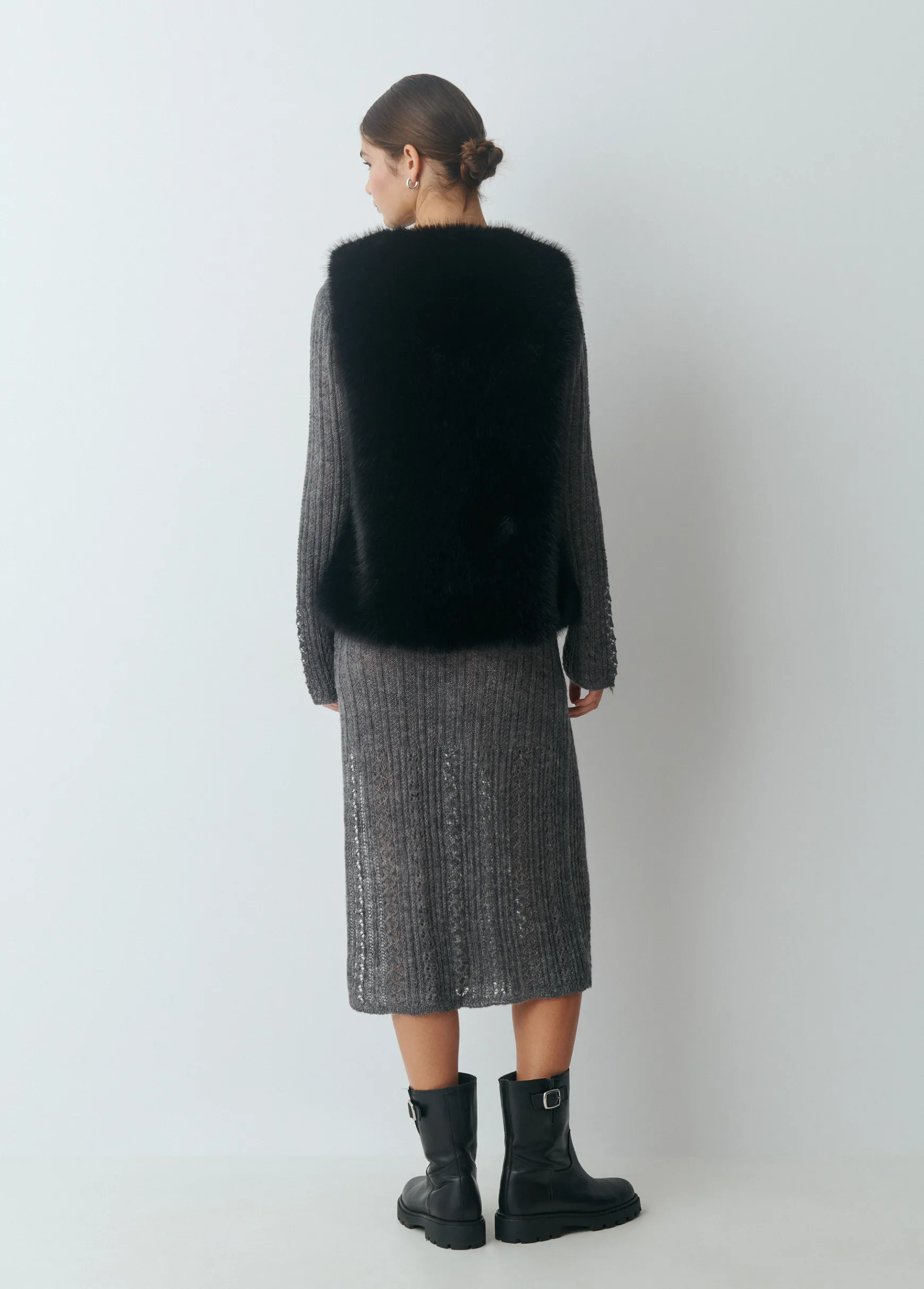 Chaleco efecto pelo*Brownie Hot