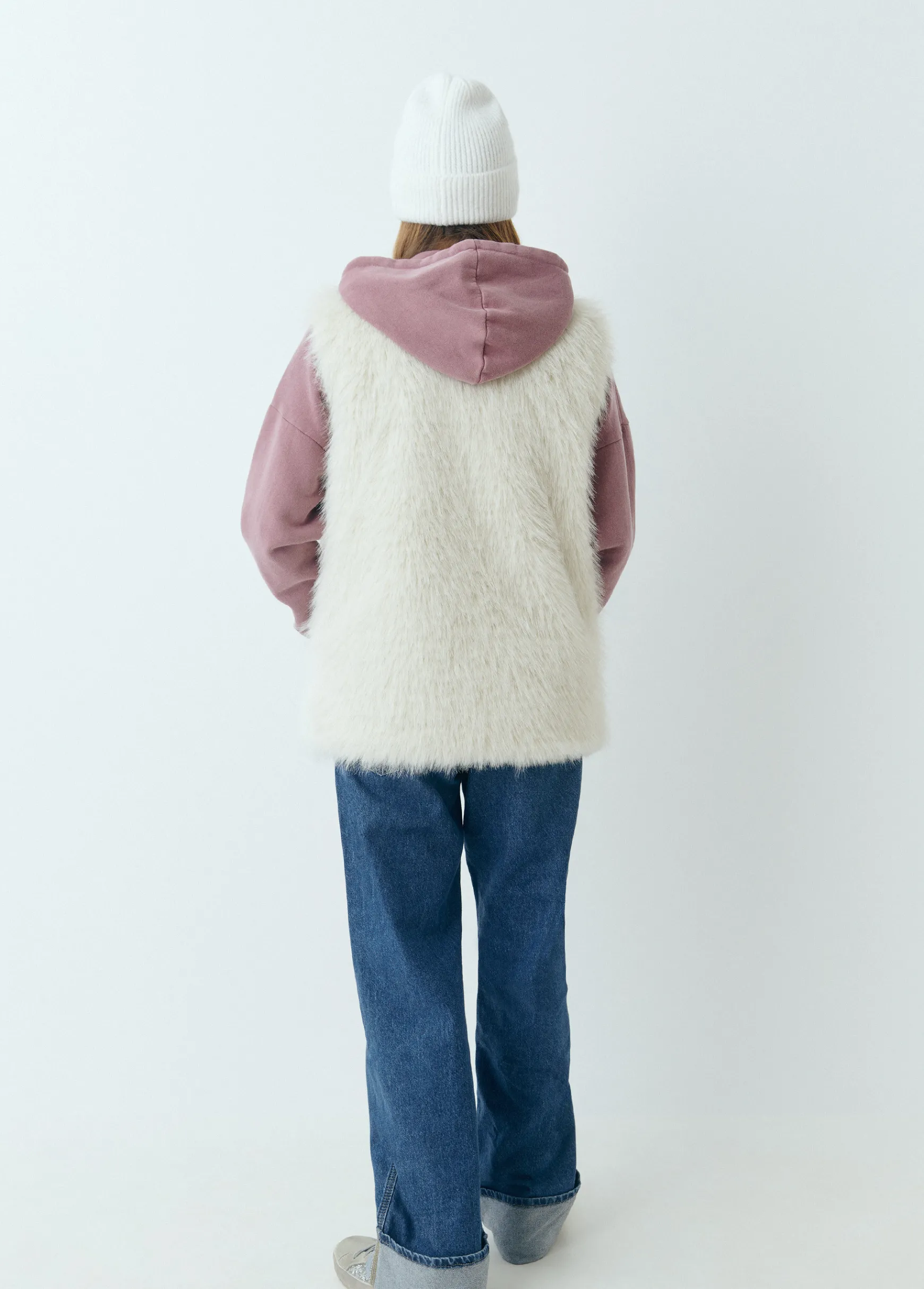 Chaleco efecto pelo*Brownie Clearance