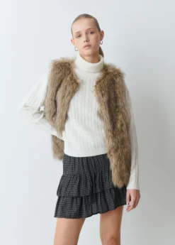 Chaleco efecto pelo*Brownie Clearance