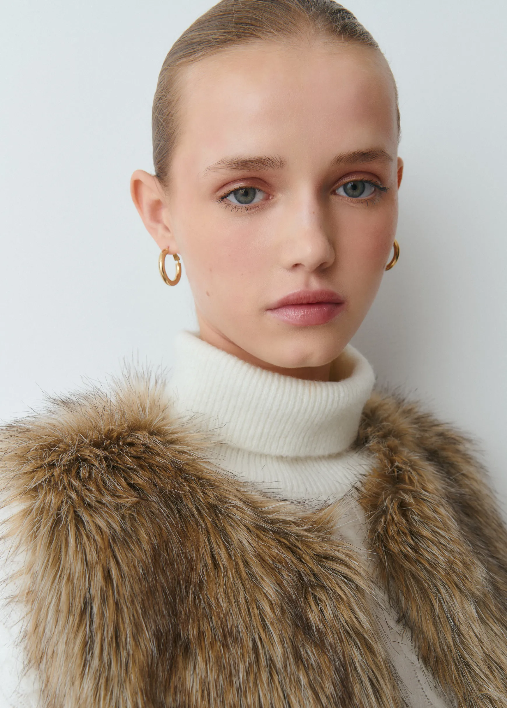 Chaleco efecto pelo*Brownie Clearance