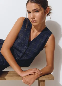 Chaleco sastre cuadros*Brownie Clearance
