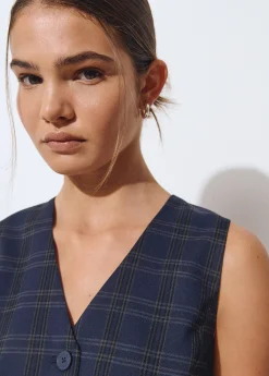 Chaleco sastre cuadros*Brownie Clearance