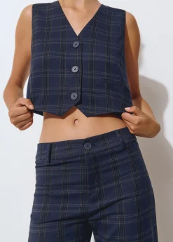Chaleco sastre cuadros*Brownie Clearance