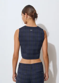 Chaleco sastre cuadros*Brownie Clearance