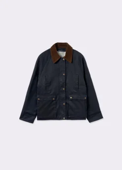 Chaqueta encerada con chaleco borrego extraíble*Brownie Hot