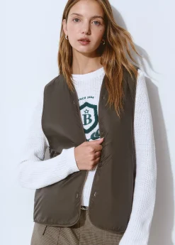 Chaqueta encerada con chaleco borrego extraíble*Brownie Best