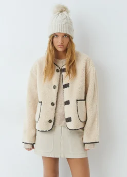 Chaqueta reversible doble faz efecto piel*Brownie Discount