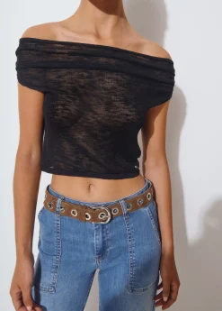 Cinturón piel eyelets*Brownie Discount