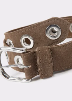 Cinturón piel eyelets*Brownie Discount