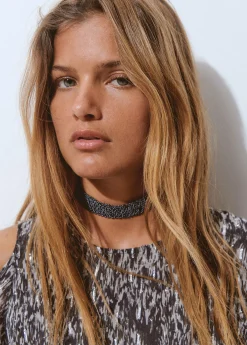 Collar gargantilla cuentas*Brownie New