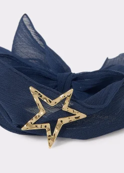 Collar organza estrella*Brownie