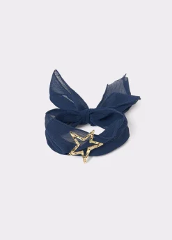 Collar organza estrella*Brownie