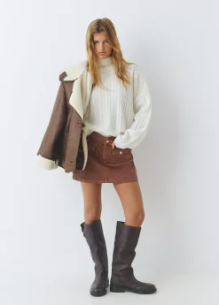 Falda bolsillos pana*Brownie Best