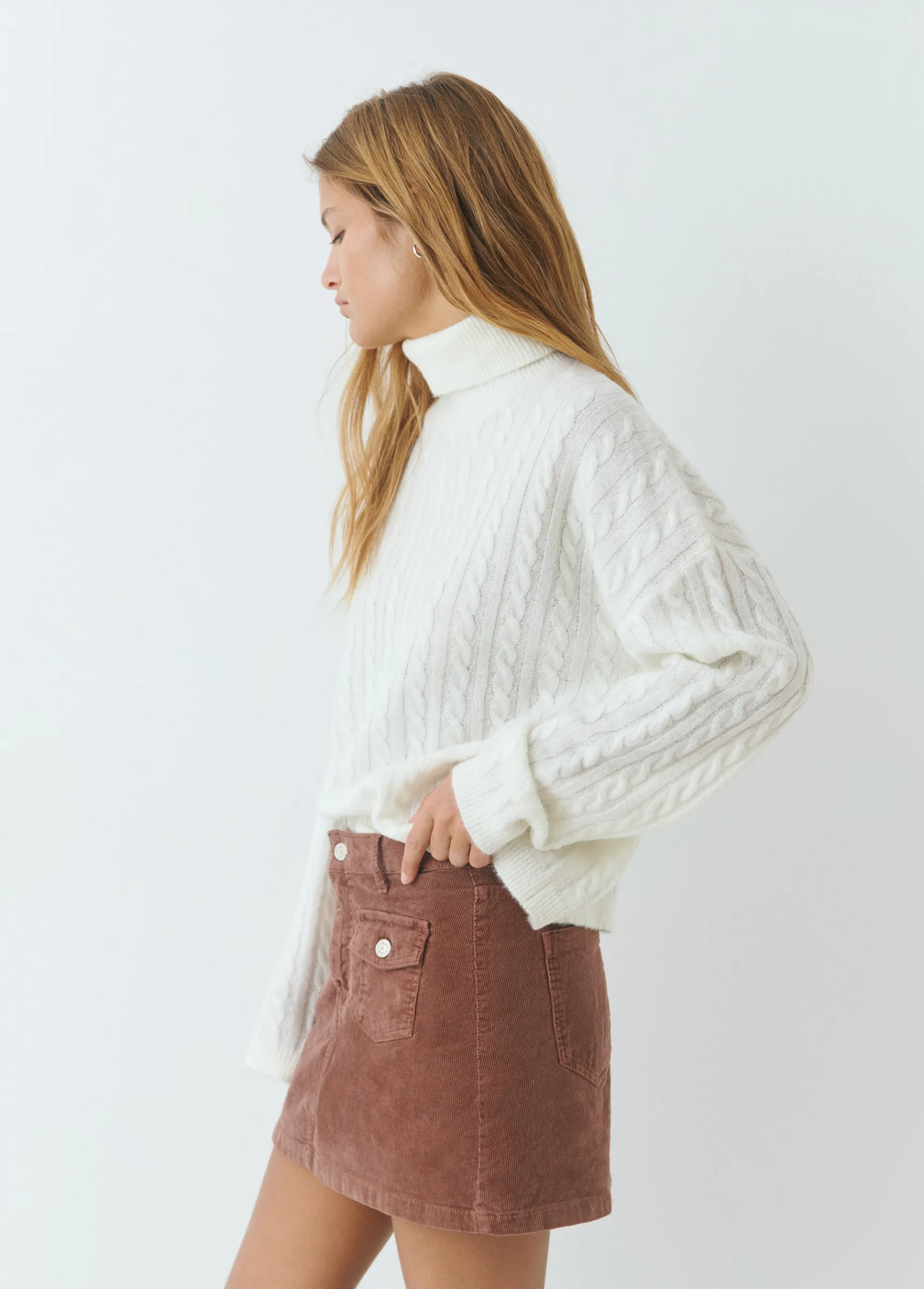 Falda bolsillos pana*Brownie Best