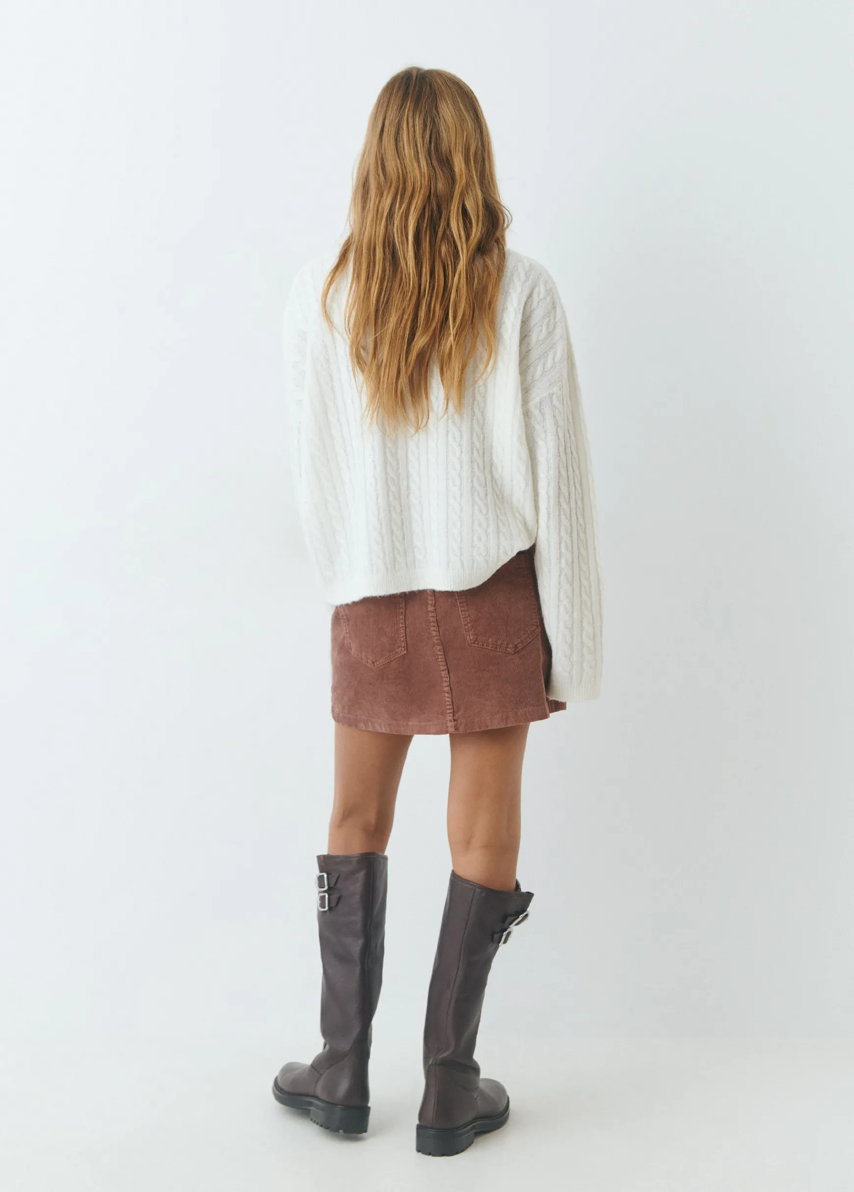 Falda bolsillos pana*Brownie Best