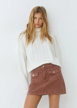 Falda bolsillos pana*Brownie Best