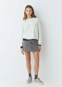 Falda estrellas bordadas*Brownie