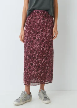 Falda midi estampada brillo*Brownie Online