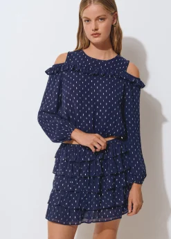 Falda multivolantes brillo*Brownie Sale