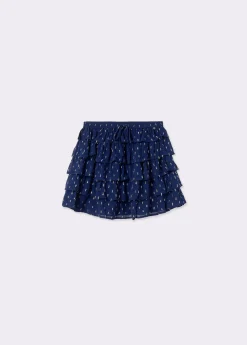 Falda multivolantes brillo*Brownie Sale