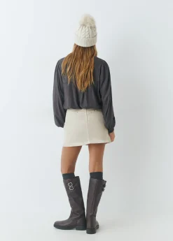 Falda pana apertura tachas*Brownie Best