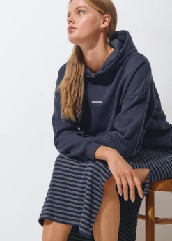 Falda rib largo midi raya tejida*Brownie Online