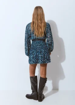 Falda tipo globo estampado brillo*Brownie