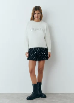 Falda volantes brillo*Brownie New