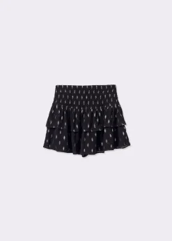 Falda volantes brillo*Brownie New