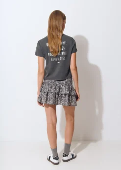 Falda volantes brillo estampada*Brownie Best