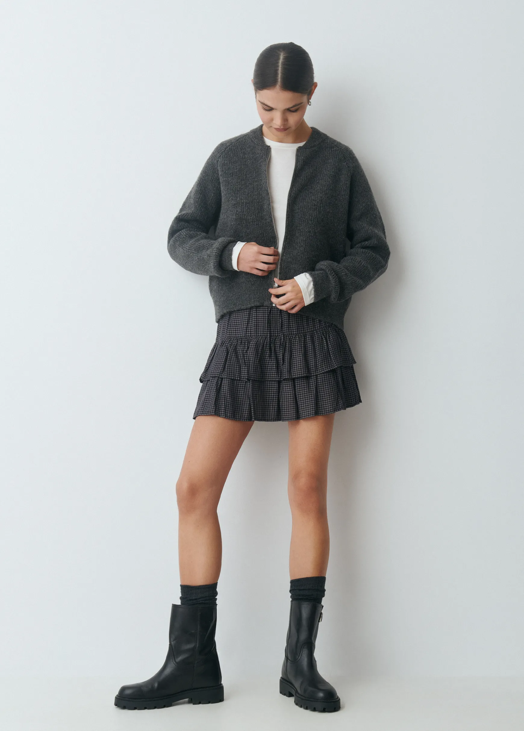 Falda volantes cuadros*Brownie Best