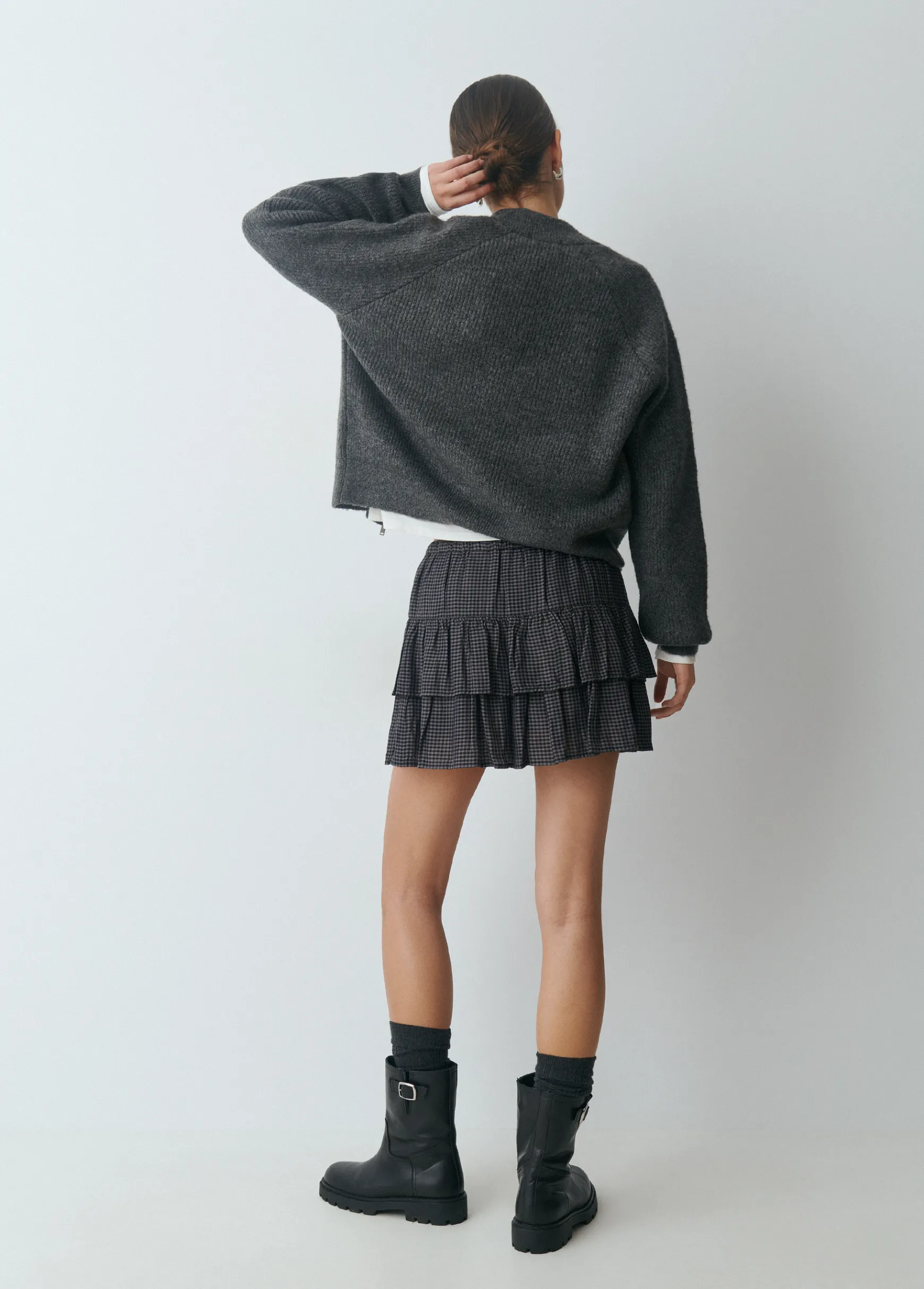 Falda volantes cuadros*Brownie Best