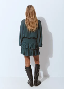 Falda volantes detalle tachas*Brownie Sale