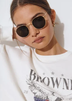 Gafas de sol metálicas*Brownie Sale