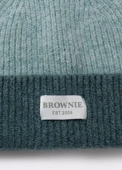 Gorro bicolor canalé lurex*Brownie Hot