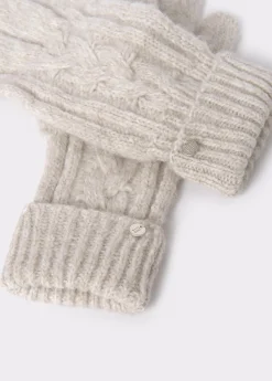 Guantes trenza*Brownie