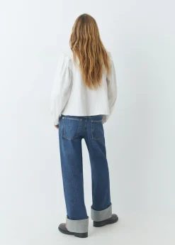 Jeans bajo vuelta*Brownie