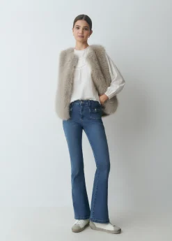 Jeans bolsillos frontales*Brownie Clearance