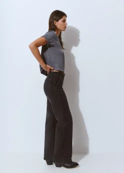 Jeans culotte bolsillo frontal*Brownie Online