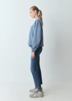 Jeans flare cropped*Brownie New