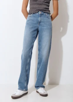 Jeans rectos cinco bolsillos*Brownie Clearance