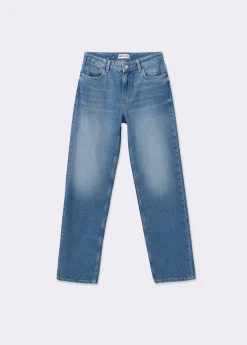 Jeans rectos cinco bolsillos*Brownie Clearance