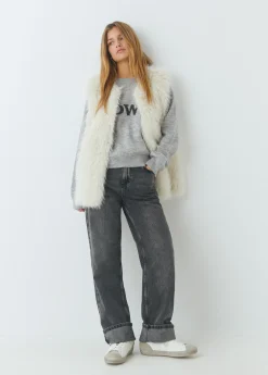 Jeans rectos cinco bolsillos*Brownie Best