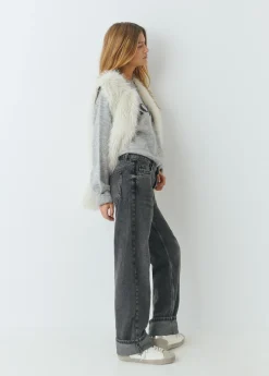 Jeans rectos cinco bolsillos*Brownie Best