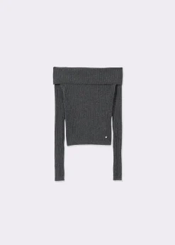 Jersey canalé hilo metalizado*Brownie Discount