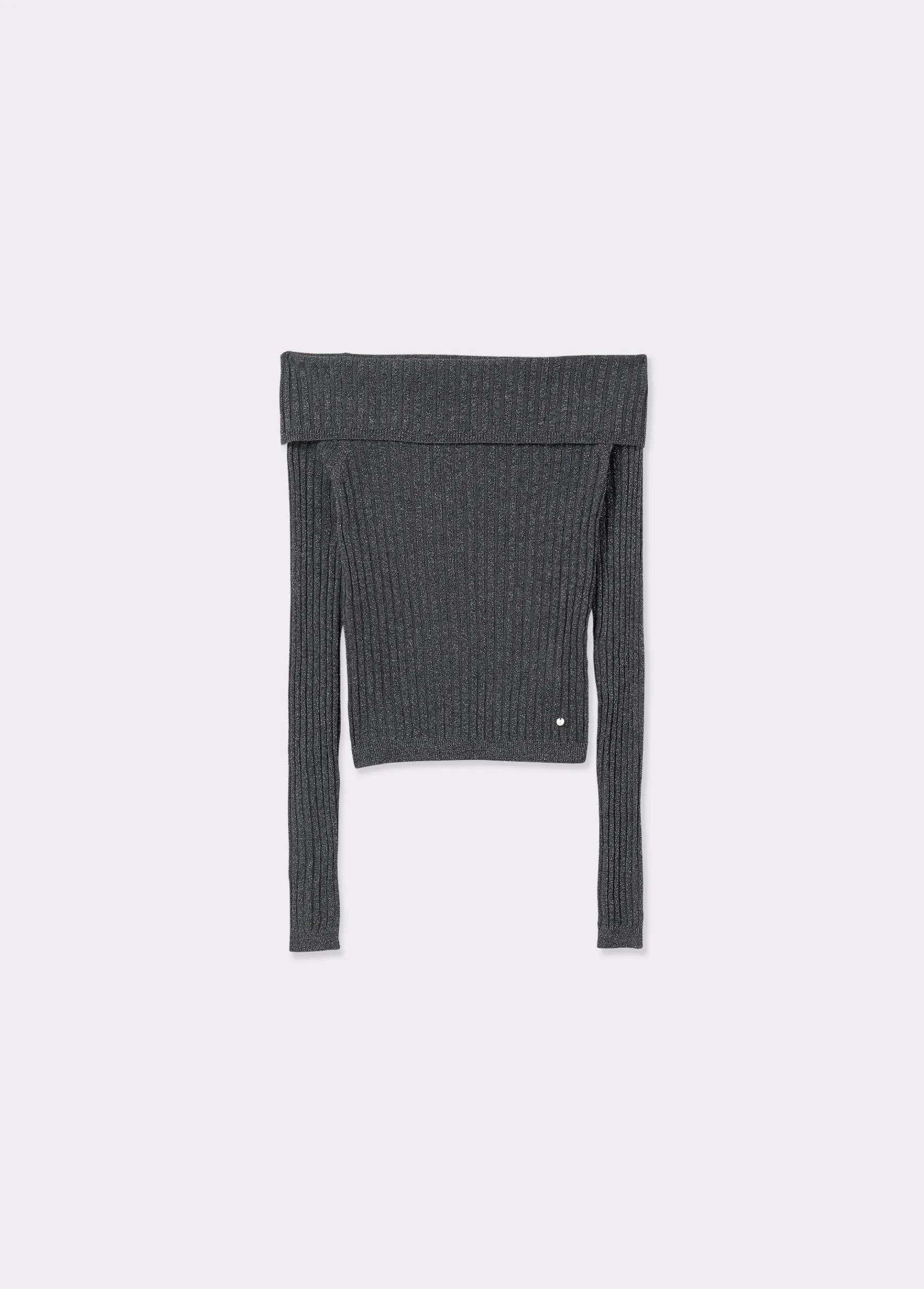 Jersey canalé hilo metalizado*Brownie Discount