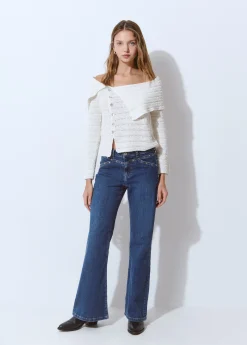 Jersey cruzado botones calado*Brownie Online