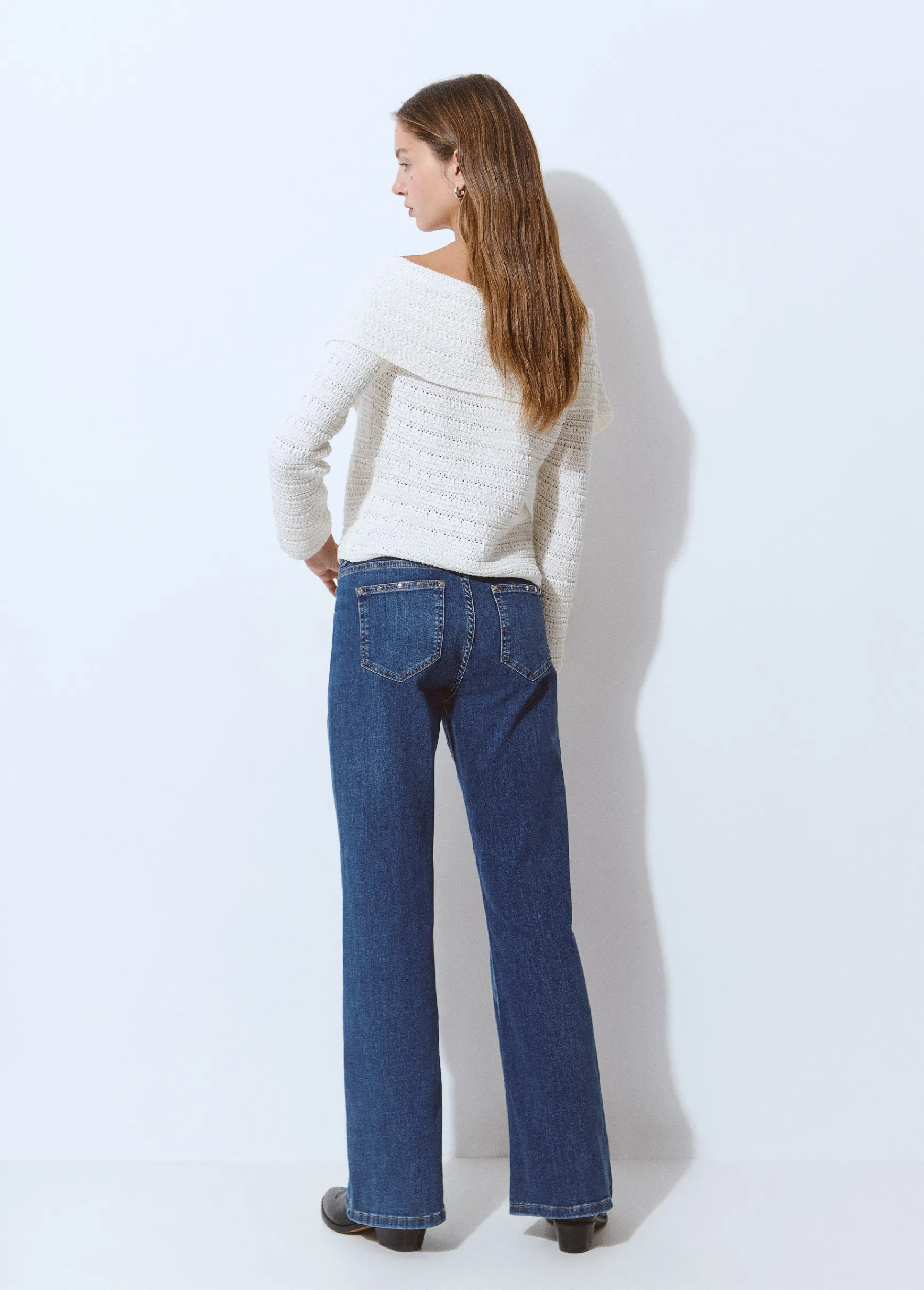 Jersey cruzado botones calado*Brownie Online